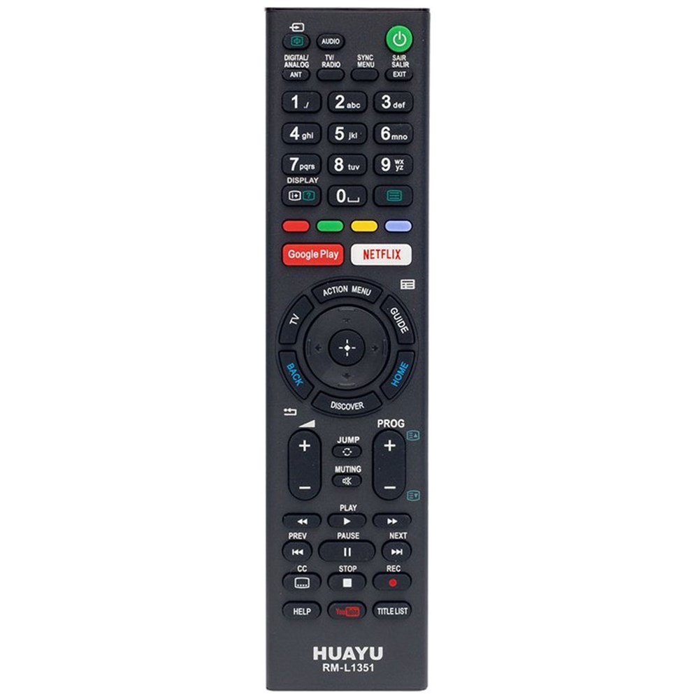Sony Uyumlu Netflix-Youtube Tuşlu Universal LCD-LED Tv Kumandası RM-L1351