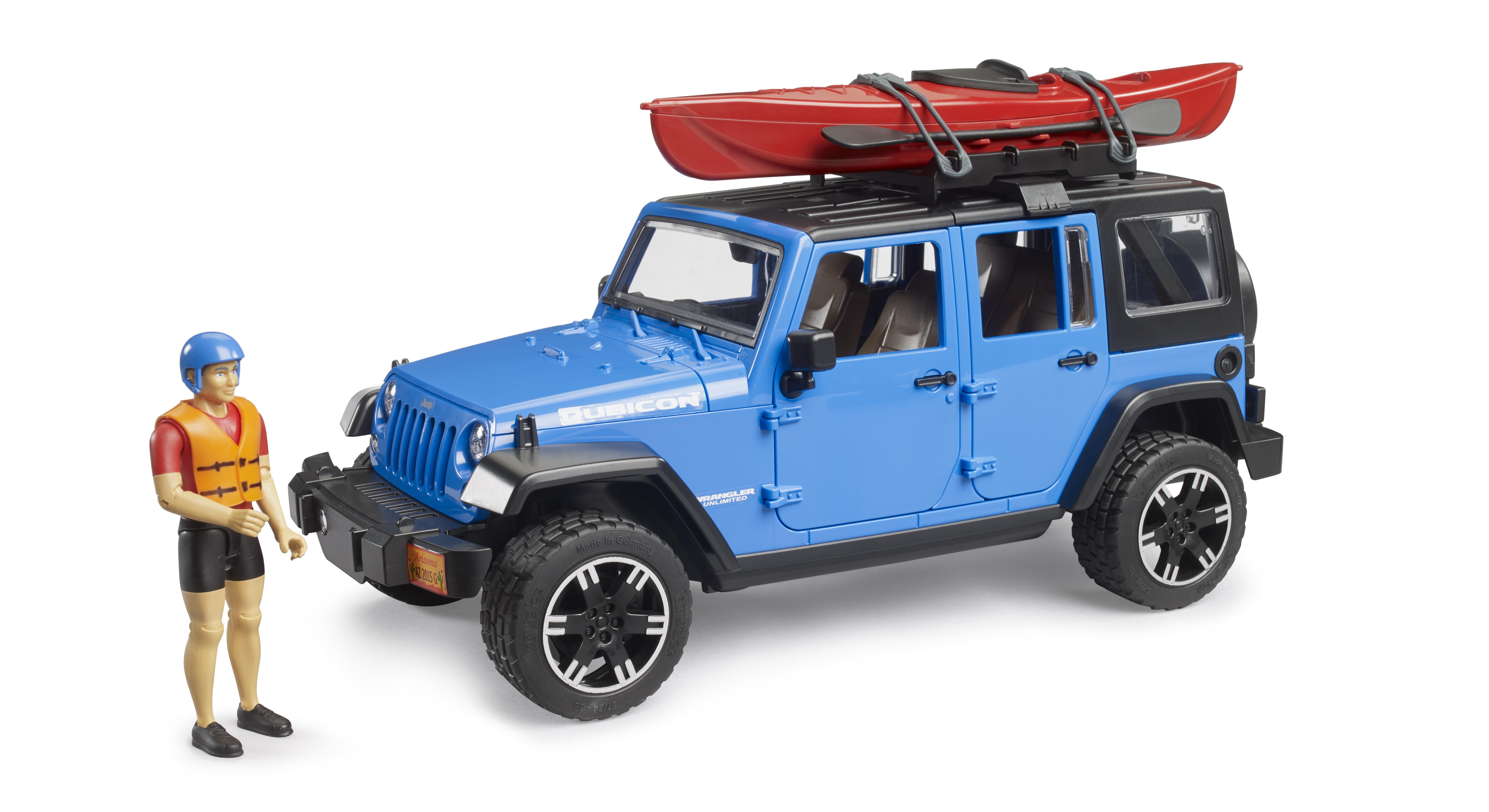 Bruder Jeep Wrangler U. Rubicon, Kano ve Sürücü BR02529