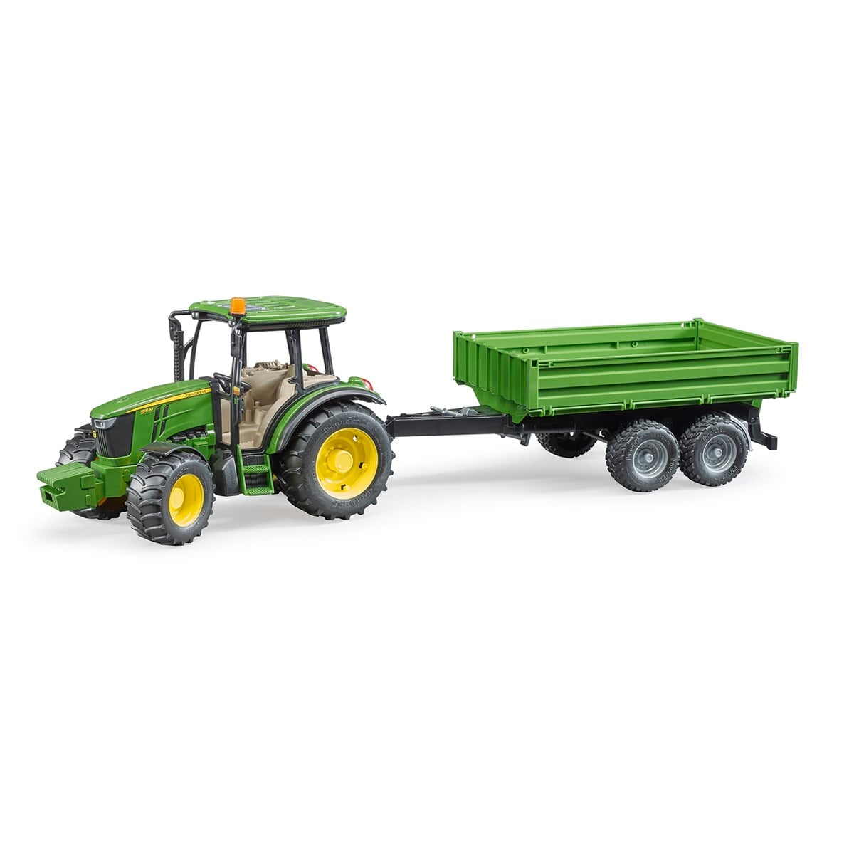BRUDER John Deere 5115M Traktör & Römork-BR02108