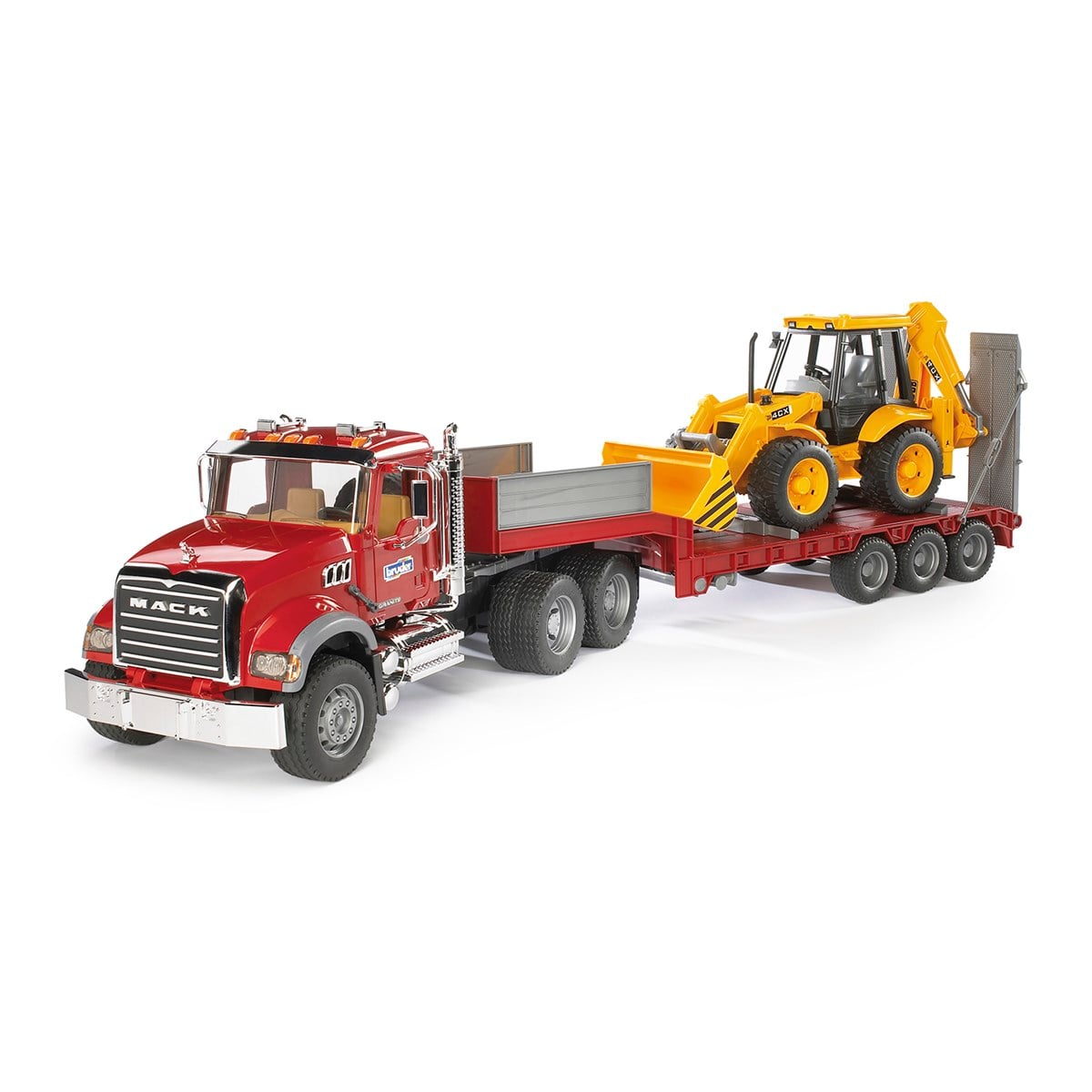 BRUDER Mack Granite Jcb Taşıyan Tır-BR02813