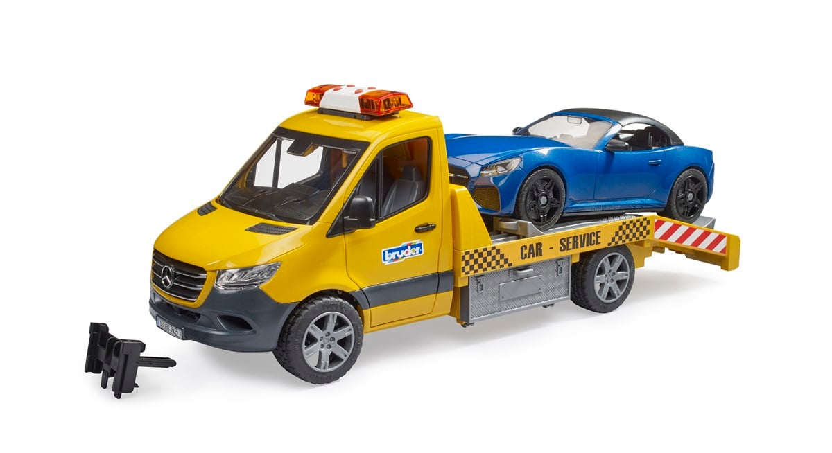 Bruder Mercedes Benz Sprinter Araba Çekici ve Roadster Araba