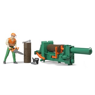 BRUDER Ağaç İşleme Ekipmanları Ve Orman İşçisi-BR62650