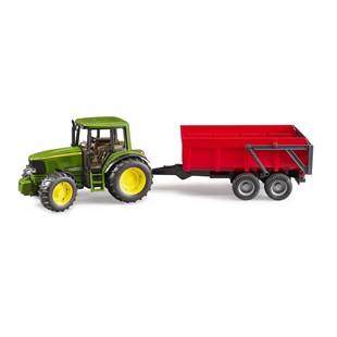 BRUDER John Deere 6920 Traktör+ Kırmızı Römork-BR02057