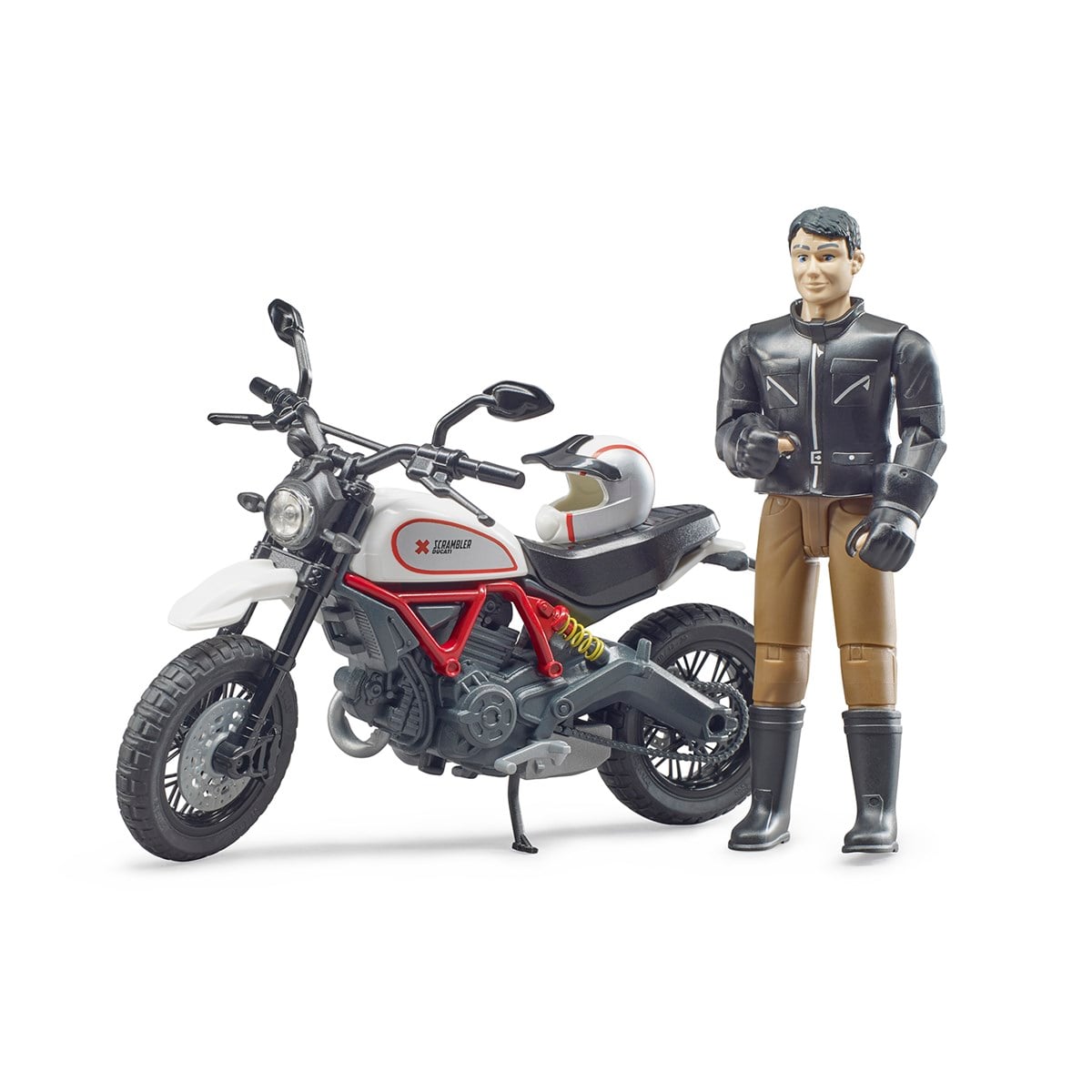 BRUDER Ducatı Scrambler Desert Motorsiklet Ve Sürücüsü-BR63051