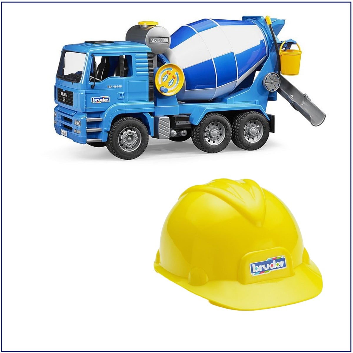 Bruder Man Beton Mikser BR02744 ve Baret BR10200