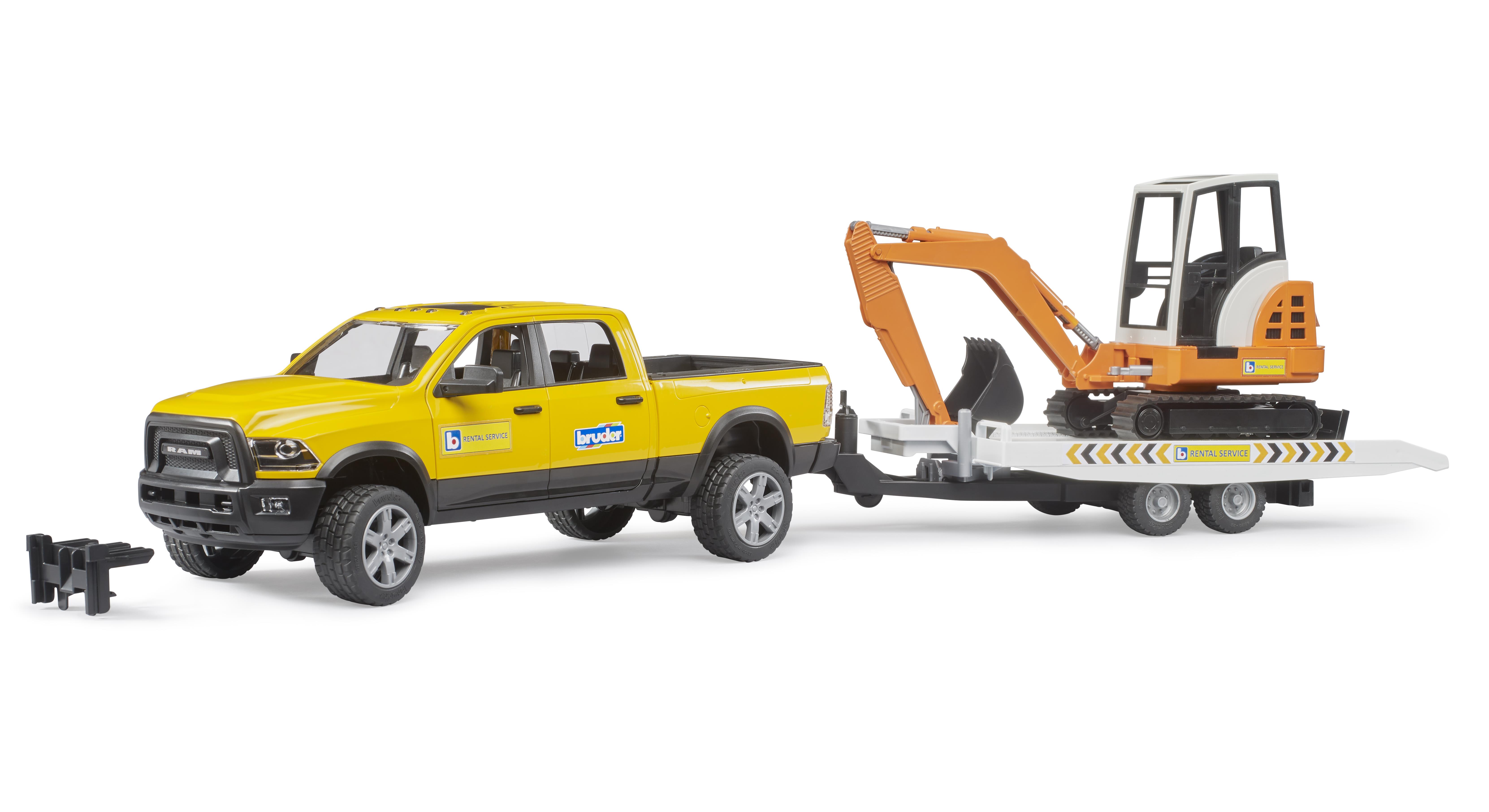 RAM 2500 RÖMORKLU PİCKUP VE MİNİ EKSKAVATÖR