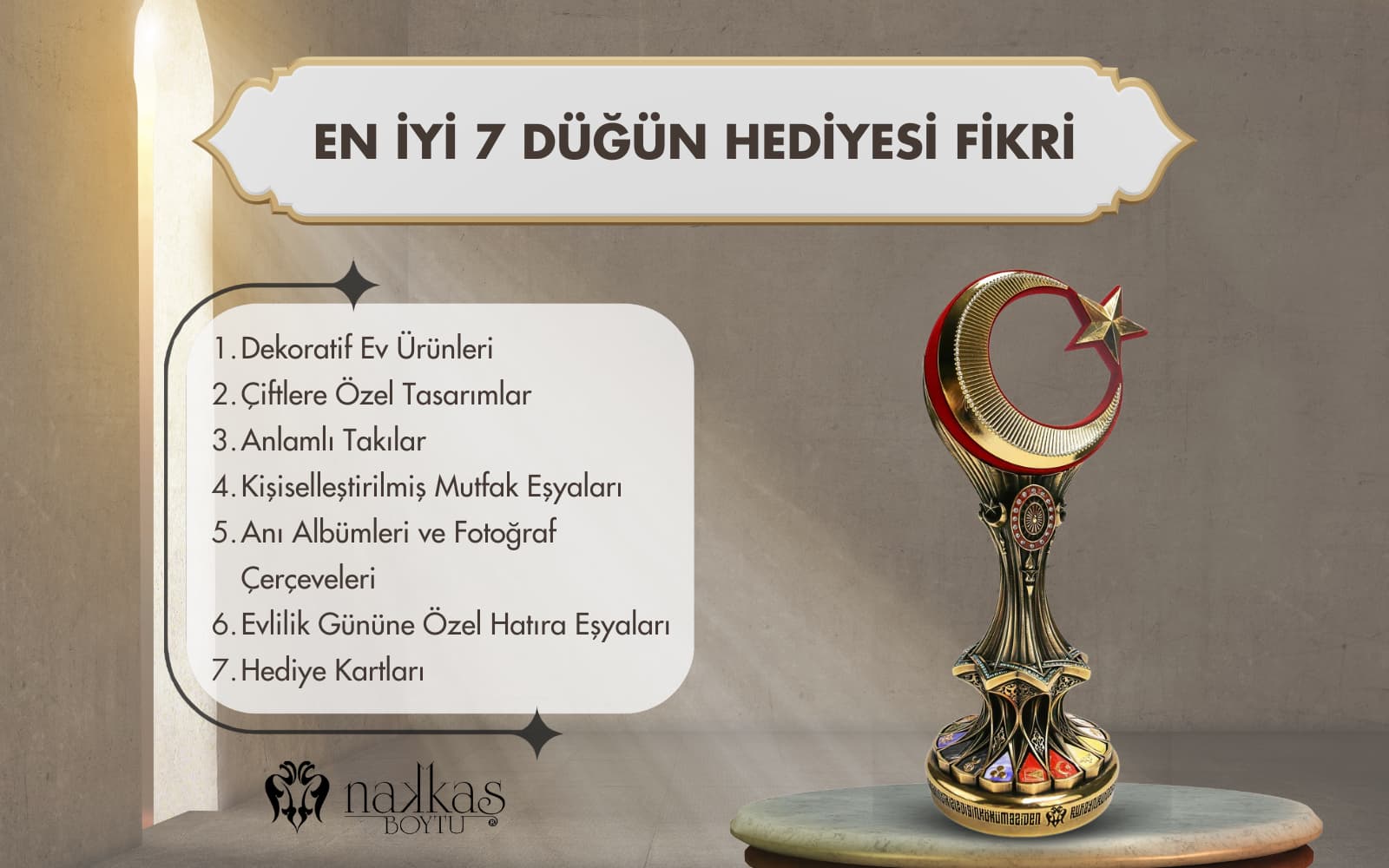 7 düğün hediyesi fikri