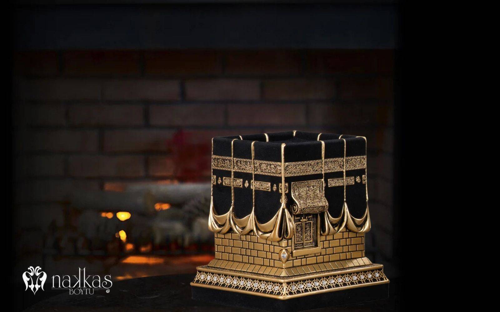 Kâbe şeklinde dekoratif biblo