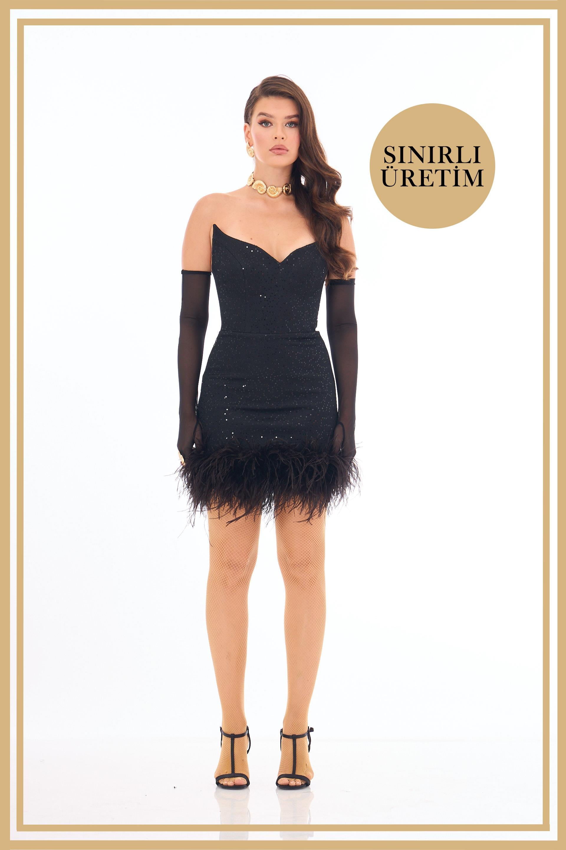 40000-27CARMENCarmen Limited Edition | OLIVIA Siyah Mini Elbise