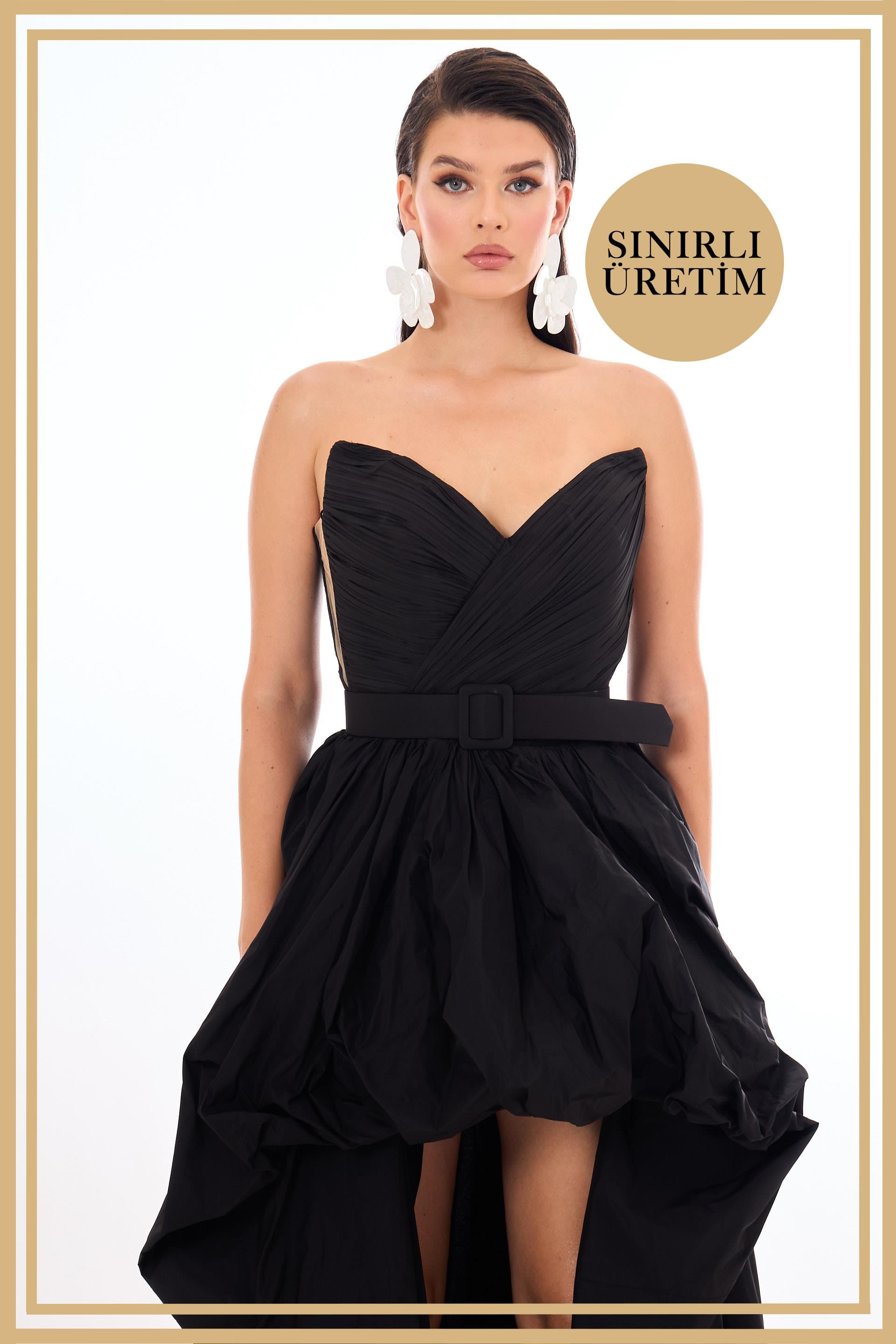 40005-27CARMENCarmen Limited Edition | ALEXANDRA Siyah Uzun Elbise