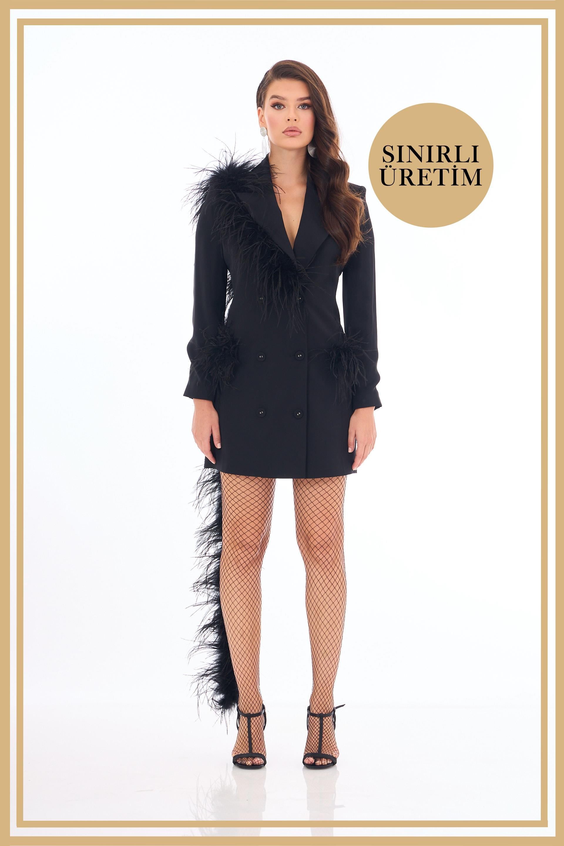 40030-27CARMENCarmen Limited Edition | MARIA Siyah Mini Elbise