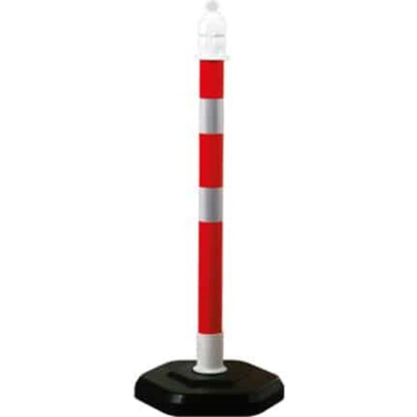 Warning Pillar 90 mm (Rubber Base)