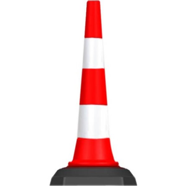 Traffic and advertising cone 900 mm (with rubber base)