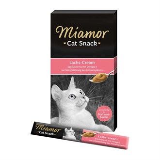 Miamor Cat Snack Lachs-Cream Somonlu Kedi Ödülü 6x15g