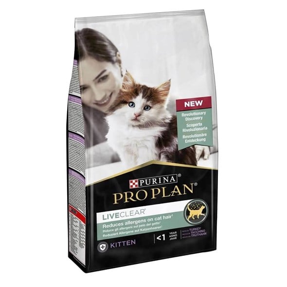 ProPlan LiveClear Kitten Hindili Yavru Kedi Maması 1.4 kg