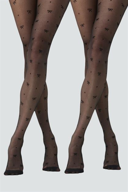 2-Pack Pantyhose With Ribbon