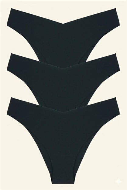 3-Pack Brazilian Laser Cut Panties 583 