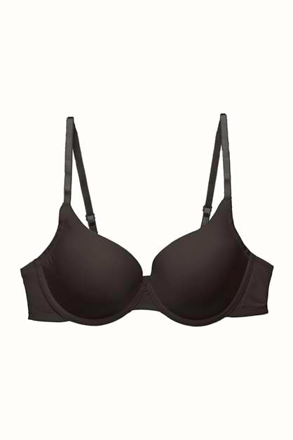 3lü Paket Dolgusuz Yumuşak Kaplı Örme Sütyen C38010 Siyah/Ten