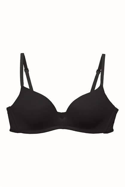 3lü Paket Dolgusuz Yumuşak Kaplı Örme Sütyen C31791 Siyah/Ten