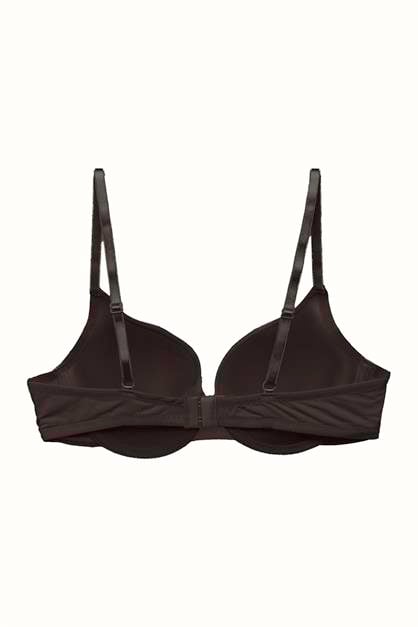 3lü Paket Dolgusuz Yumuşak Kaplı Örme Sütyen C38010 Siyah/Ten