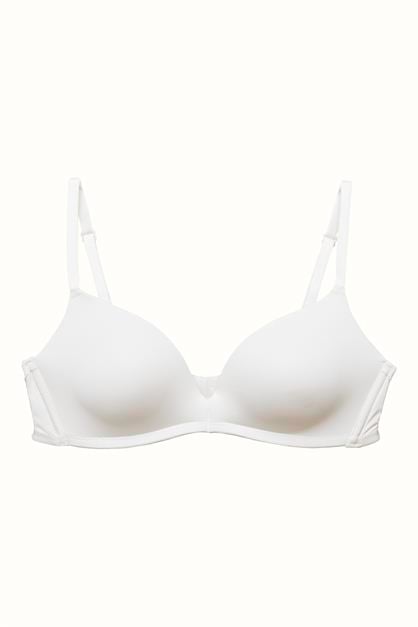 3lü Paket Dolgusuz Yumuşak Kaplı Örme Sütyen C31791 Siyah/Beyaz/Ten