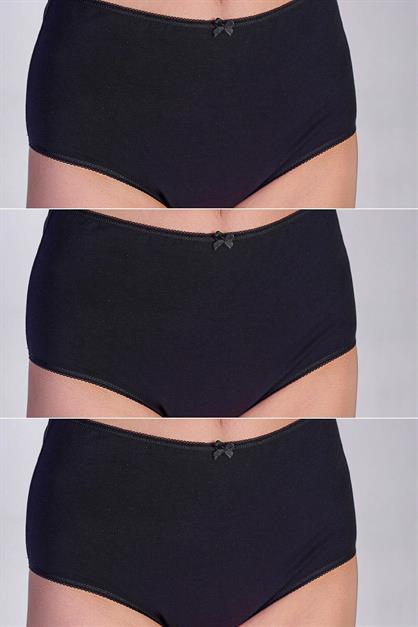 3-Pack Cotton High-Waisted Briefs 5004 
