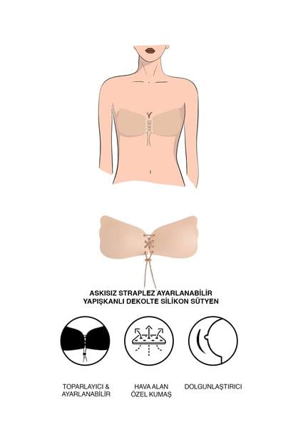 C&City Magic Bra Adhesive Stick Bra Strapless Push Up Bras