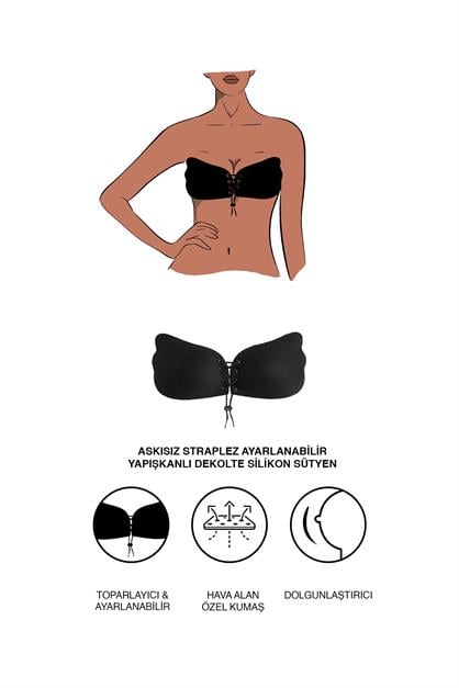 C&City Magic Bra Adhesive Stick Bra Strapless Push Up Bras