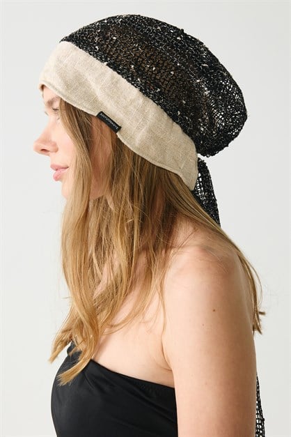 Ayarlanabilir Yazlık Bandana Şapka Y8241 Siyah