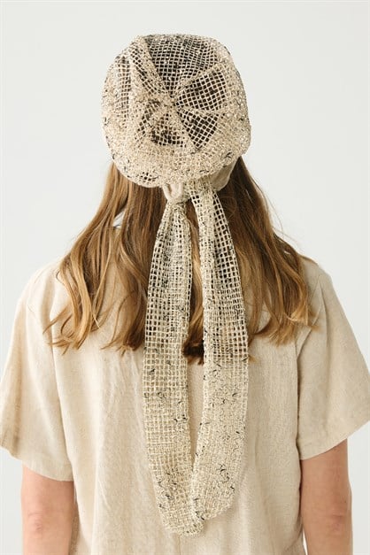 Ayarlanabilir Yazlık Bandana Şapka Y8241 Bej