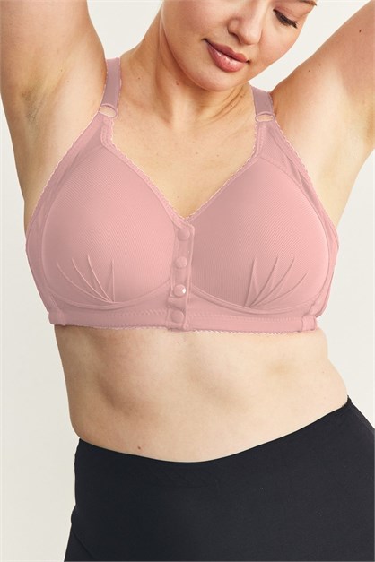 Balensiz Çıtçıtlı Toparlayıcı Sütyen CC897 Gül Kurusu