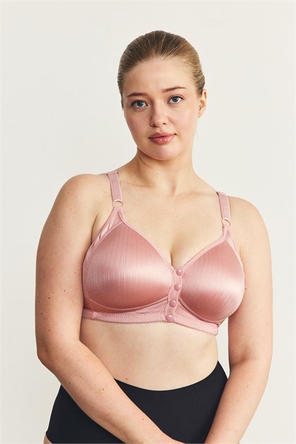 Balensiz Çıtçıtlı Toparlayıcı Sütyen CC898 Gül Kurusu