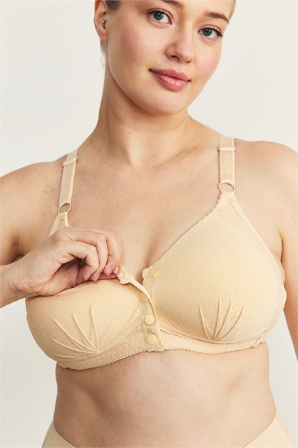Balensiz Çıtçıtlı Toparlayıcı Sütyen CC869 Ten