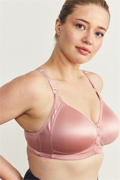 Balensiz Çıtçıtlı Toparlayıcı Sütyen CC898 Gül Kurusu