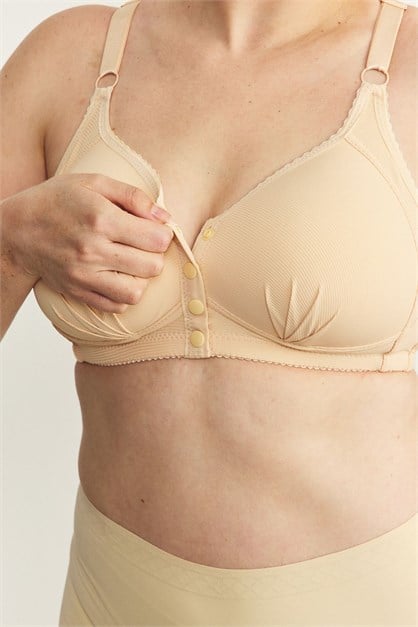 Balensiz Çıtçıtlı Toparlayıcı Sütyen CC897 Ten