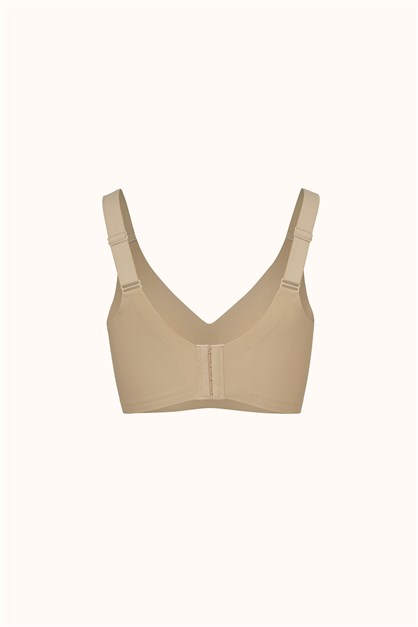 Seamless Laser-Cut Wireless Bra with Removable Pads - Invisible Ultra-Soft Comfort Bralette - Style C26215