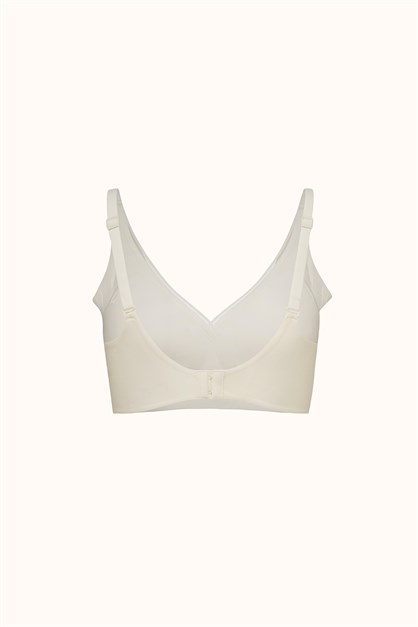 Seamless Laser-Cut Wireless Bra with Removable Pads - Invisible Ultra-Soft Comfort Bralette - Style C26220