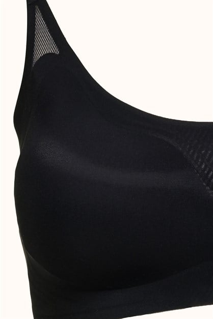 Seamless Laser-Cut Wireless Bra with Removable Pads - Invisible Ultra-Soft Comfort Bralette - Style C26240