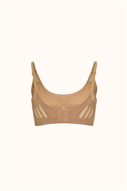 Seamless Laser-Cut Wireless Bra with Removable Pads - Invisible Ultra-Soft Comfort Bralette - Style C26240
