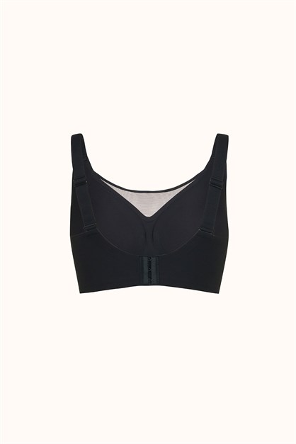 Balensiz Dikişsiz Lazer Çıkarılabilir Pedli Sütyen C26210 Siyah