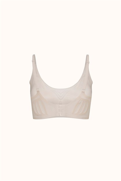 Seamless Laser-Cut Wireless Bra with Removable Pads - Invisible Ultra-Soft Comfort Bralette - Style C26240