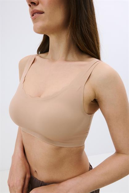 Balensiz Dikişsiz Lazer Çıkarılabilir Pedli Sütyen C26130 Capucino