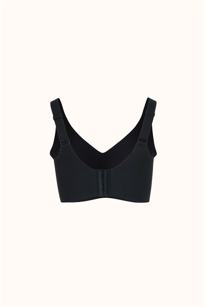 Seamless Laser-Cut Wireless Bra with Removable Pads - Invisible Ultra-Soft Comfort Bralette - Style C26215