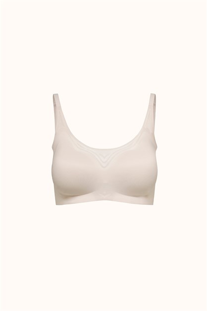 Seamless Laser-Cut Wireless Bra with Removable Pads - Invisible Ultra-Soft Comfort Bralette - Style C26240