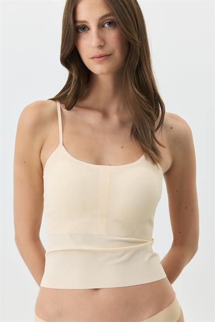 Seamless, Wire-Free Laser-Cut Bra With Removable Pads 1012