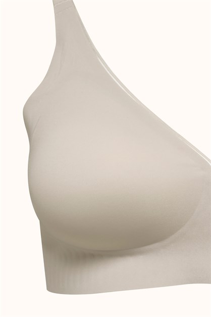 Balensiz Dikişsiz Lazer Kesim Pedli Sütyen ER417 Taş