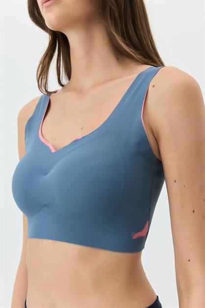 Seamless, Wire-Free Laser-Cut Bra With Removable Pads 1014