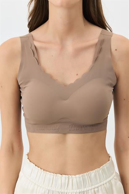 Seamless, Wire-Free Laser-Cut Bra With Removable Pads 1013