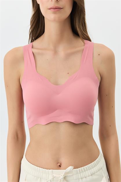 Seamless, Wire-Free Laser-Cut Bra With Removable Pads 1015