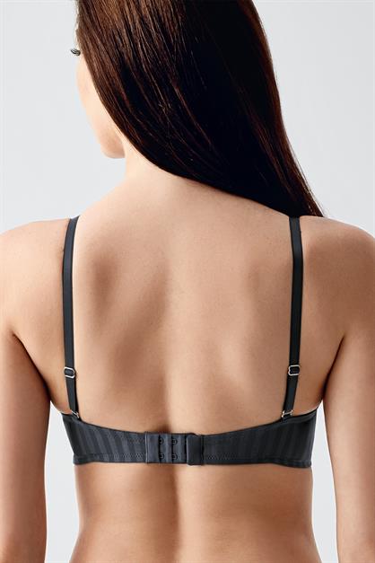 Balensiz Push-Up Sütyen C11796 Antrasit